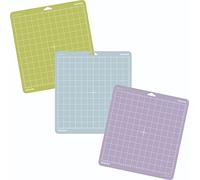 Craftelier - Set di 3 tappetini da taglio riutilizzabili con adesivi standard, leggeri e resistenti | Compatibili con le macchine Cricut | Dimensioni 30,5 x 30,5 cm - Colori verde, viola o blu