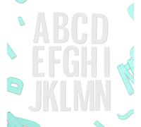 Craftelier - Set di 39 capsule lettere e simboli per la creazione di biglietti, scrapbooking e progetti artigianali | Compatibile con varie macchine e materiali | Dimensioni 5,5 cm