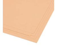 Craftelier - Set di 5 cartoncini texture tela 30 x 30 cm | colore pesca