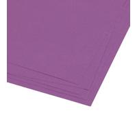 Craftelier - Set di 5 cartoncini Texture Tela 30 x 30 cm | Colore Viola Orchidea