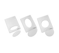 Craftelier - Set di diffusori per Embossing | 6 stencil per diffusori dimensionali per macchina di Embossing Sizzix, Big Shot, Big Shot Plus, Big Shot Switch, Revolution | 3 forme per Scrapbooking