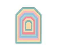 Craftelier - Set di Fustelle Essenziali per Creazioni di Scrapbooking e Artigianato | Forma di Cartellini - Dimensioni Approssimative delle Fustelle: da 6,1 x 4,3 cm a 17,4 x 12,4 cm