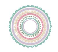 Craftelier - Set di fustelle essenziali per scrapbooking e creazioni artigianali | Forma di cerchi creativi - Diametro approssimativo tra 4,9 cm e 14,6 cm