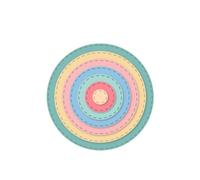 Craftelier - Set di Mini Fustelle Essenziali per Creazioni di Scrapbooking, Crafting e Cardmaking | Forma di Cerchio - Diametro Approssimativo Compreso tra 1,00 cm e 7,00 cm