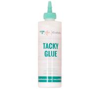Craftelier - Tacky Glue | Adesivo liquido extra forte per scrapbooking e altri progetti fai da te | Non tossico | Trasparente, flessibile e ad asciugatura rapida - Quantità 240 ml