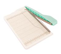 Craftelier - Taglierina per tagliare la carta - Taglierina portatile per scrapbooking, carte o etichette per tagli fino a 21,6 cm - con guida protettiva in plastica per migliorare la precisione