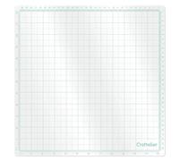 Craftelier - Tappetino multiuso traslucido a bassa adesione con griglia di allineamento | Non adatto come base di taglio | Dimensioni totali circa 30,5 x 30,5 cm - Trasparente