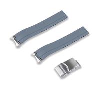 CRAFTER BLUE Cinturino in gomma MX03-117 FKM da 20 mm, tagliato su misura, a sgancio rapido, compatibile con Seiko Alpinist Classic Series, Alpinist GMT, Baby Alpinist e Hamilton Khaki Field, 20mm