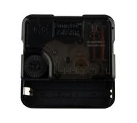 Crafters' Choice - Kit di ricambio per orologio da parete silenzioso con componenti di facile installazione (lancette nere)