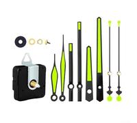 Crafters' Choice Silent Quartz Clock Mechanism Kit with Extended Shaft Lengths (B)