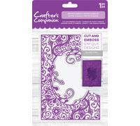 Crafters Companion 12.7cm x 17.8cm Taglio & Rilievo Mascherina O A6 Gomma Timbri