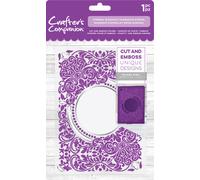 Crafters Companion 12.7cm x 17.8cm Taglio & Rilievo Mascherina O A6 Gomma Timbri