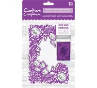 Crafters Companion 12.7cm x 17.8cm Taglio & Rilievo Mascherina O A6 Gomma Timbri