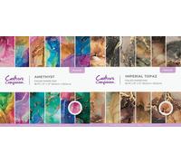 Crafters Companion - Blocco Di Carta In Marmo - 12" X 12" Blocco Di Carta