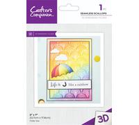 Crafter's Companion - Bold 3D 12.7cm x 17.8cm Mascherina per Rilievo