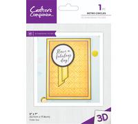 Crafter's Companion - Bold 3D 12.7cm x 17.8cm Mascherina per Rilievo