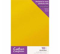 Crafter's Companion - Carta Glitter Monocromatica A Lato Singolo Con 10 Fogli