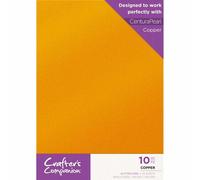 Crafter's Companion - Carta Glitter Monocromatica A Lato Singolo Con 10 Fogli