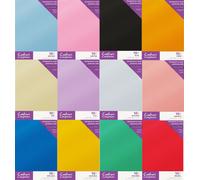 Crafter's Companion - Carta Glitter Monocromatica A Lato Singolo Con 10 Fogli