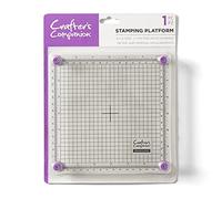 Crafters Companion CC-Tool-STPLAT6 Piattaforma di stampaggio-15,2, Gomma, Transparent, 15,2 x 15,2 cm