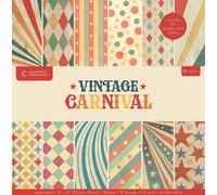 Crafters Companion - Collezione Vintage Carnival 12" X 12" Blocchetto Di Carta