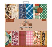 Crafters Companion - Collezione Western - Pad Di Carta 12" x 12"