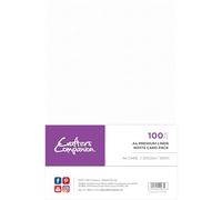 Crafter's Companion Confezione da 100 fogli formato A4, 300 g/m², colore bianco, formato A3