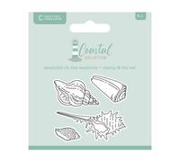 Crafters Companion - Costiere Collezione - Metallo Fustellature Timbri Ef O
