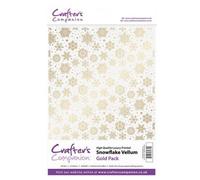 Crafters Companion Lusso Cardstock Confezioni O Fiocco di Neve Pergamena