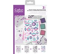 Crafters Companion - Natale Sfondo a Strati Timbri - 13.9 CM X 9.5cm