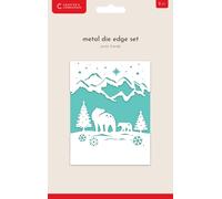 Crafters Companion - Natale Top & Fondo Bordo Collezione - Metallo Fustellature
