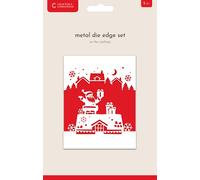 Crafters Companion - Natale Top & Fondo Bordo Collezione - Metallo Fustellature