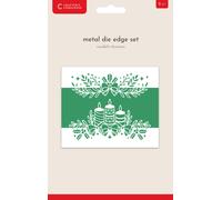 Crafters Companion - Natale Top & Fondo Bordo Collezione - Metallo Fustellature
