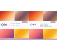 Crafters Companion - Ombre Glitter Card Pad - 6" X 6" O 12" X 12" Paper Pad