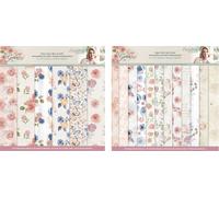 Crafters Companion - Rosa Giardino Sara Firma 12 x 12 Carta O Pergamena