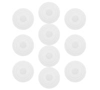 CRAFTHROU 10 Pezzi Piastra Spruzzatrice Rotonda per Soffione Doccia in | Resistente alla Ruggine, Argento, Disco di Uscita da 2, Superficie Liscia, 83 Pollici, Facile da Pulire