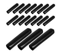 CRAFTHROU 120 Pezzi Tappi Versatori per Olio in PVC Nero, Coperture Protettive Compatte per Bottiglie di Vino e Dispenser, per Cucina e Bar, Dimensioni 5.5x1.1 Cm