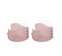 CRAFTHROU 2 Pezzi Palette per Mescolare Trucco in Pu Rosa Guanti Protettivi per Mani Pulite, Strumento Multifunzionale per Trattamenti di Bellezza e Applicazione Make Up