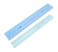 CRAFTHROU 2pezzi Righello per Argilla in Plastica e Ceramica Strumento Multifunzionale per Modellatura con Scala di Restringimento Misuratore Preciso per Sculture e Progetti di Ceramica Fai