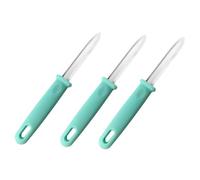 CRAFTHROU 3pezzi Coltelli per Ostriche Verdi Apri Ostriche Professionale in Materiale Resistente Strumenti Pratici per Frutti di Mare Design Ergonomico e Risparmio di Fatica Utensili