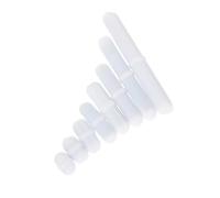 CRAFTHROU 8pezzi Barre Agitatrici Magnetiche in Ptfe Tipo B da Miscelatori da Laboratorio Resistenti Aste di Agitazione Cilindriche per Soluzioni Chimiche e Sperimentazioni Scientifiche