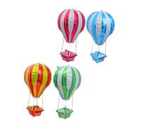 CRAFTHROU a Forma di Pallone Aerostatico 4 Palloncini in Pellicola di Alluminio Kit 4 Pezzi per Decorazioni Festa Compleanno per Foto e Addobbi Eleganti