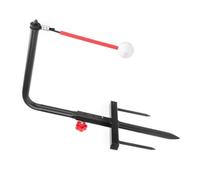 CRAFTHROU Allenatore di Swing per Migliorare la Tecnica del Colpo in Ferro Nero per Golf Strumento di Allenamento Semplice da Usare a Casa in Campo