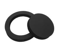 CRAFTHROU Anelli Distanziatori Facile Installazione per Altoparlanti Auto in Spugna Nera Migliorano Chiarezza Audio, 2 Set per Accessori Veicolo
