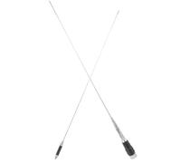 CRAFTHROU Antenna CB Bidirezionale per Radio CB Marino, Facile da Installare, Pieghevole, in Plastico e Metallo, Colore Argento, per Barche e Veicoli