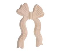 CRAFTHROU Applique da Parete in Legno Intagliato a Mano Fiocco Traforato Beige, Resistente alla Deformazione, per Decorazione Elegante di Casa e Soggiorno
