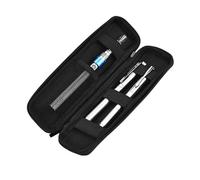CRAFTHROU Astuccio Portapenne Custodia Protettiva Zip in Eva Superficie Liscia Nero e Design Portatile per Penne Executive e Pencil, per Ufficio e Viaggio