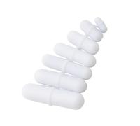 CRAFTHROU Barra di Agitazione Magnetica Modello B Bianca in Ptfe 7 Pezzi Chimicamente Inerte per Laboratorio Chimico e Biologico Riutilizzabile