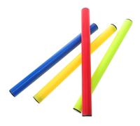 CRAFTHROU Bastoncini Plastico 4 Pezzi 11.81In Testimone Staffetta Leggeri per Gare di Corsa su Pista per E Adulti Colore Casuale