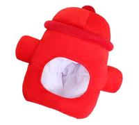 CRAFTHROU Cappello a Forma di Idrante Morbido e Comodo da Indossare Rosso in Cotone Pp e Tessuto per Feste di Carnevale e Masquerade